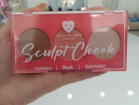 Trio contorno, blush, iluminador forever you