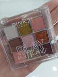 Paleta de sombras e glitter pink 21