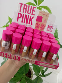 Base pink 21 efeito soft matte