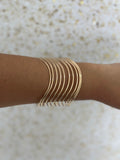 Braceletes Dourado - Biju
