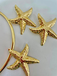 Conjunto aro biju dourado