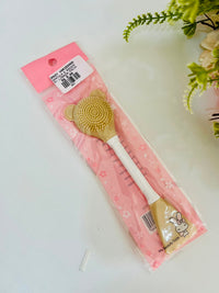 Espatula e escova para limpeza facial