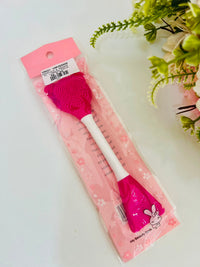 Espatula e escova para limpeza facial