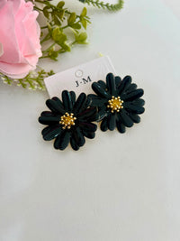brinco flor grande