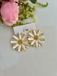 brinco flor grande