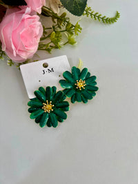 brinco flor grande