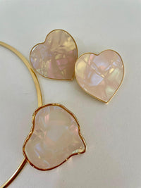 Conjunto aro biju dourado