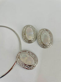Conjunto aro biju prata