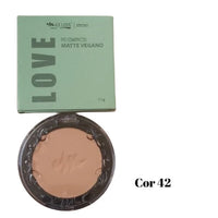 Pó compacto matte vegano Max love